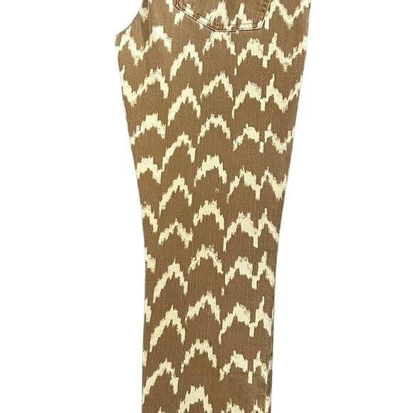 7 For Mankind Womens Cropped Skinny Jeans Brown Ikat 26 - Picture 10 of 10